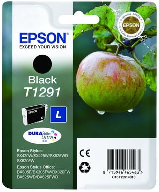 Bläckpatron Epson T1291 Svart L