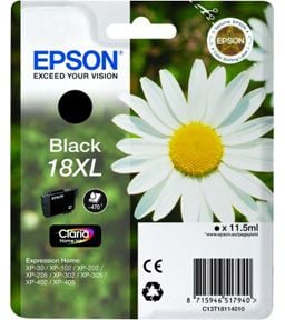Bläckpatron Epson T1811 Svart XL