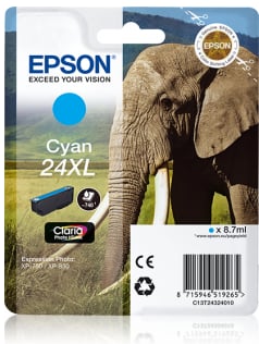 Bläckpatron Epson 24 Cyan XL