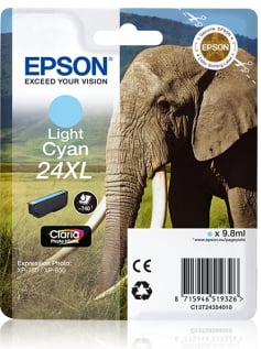 Bläckpatron Epson T2435 Ljus Cyan XL