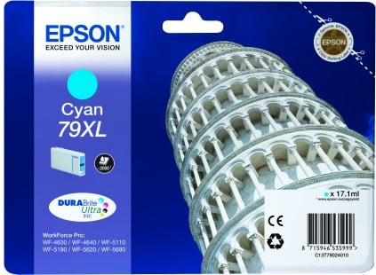 Bläckpatron Epson T7902 Cyan XL