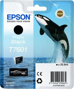 Bläckpatron Epson T7601 Fotosvart