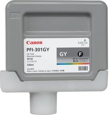 Bläckpatron Canon PFI-301GY Grå