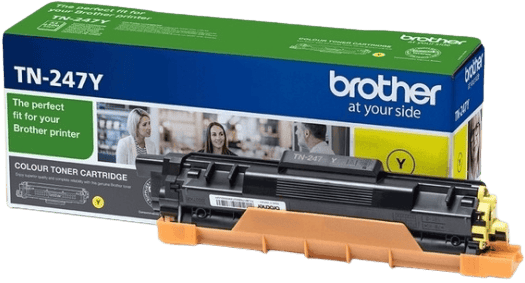 Toner Brother TN247Y 2300 sidor, Gul