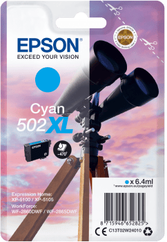 Bläckpatron Epson 502 Cyan XL