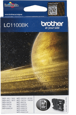 Bläckpatron Brother LC1100BK Svart