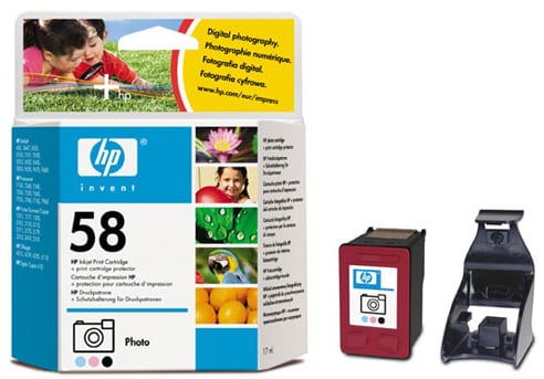 Bläckpatron HP 58 Fotofärg