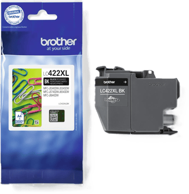 Bläckpatron Brother LC422XLBK Svart