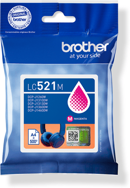 Bläckpatron Brother LC521M Magenta