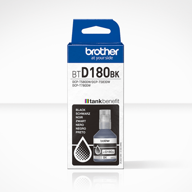 Brother Bläckflaska BTD180BK Svart