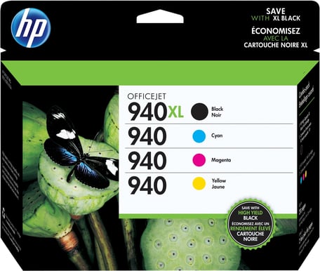 Bläckpatron HP 940XL Värdepaket C/M/Y/K