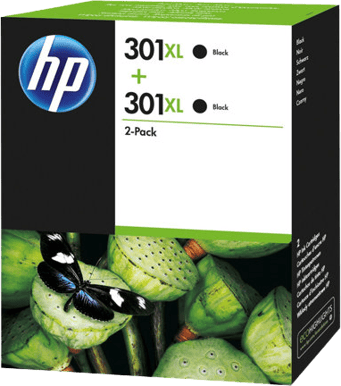 Bläckpatron HP 301XL Svart 2-pack