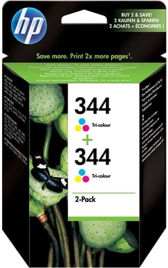 Bläckpatron HP 344 Flerfärg 2-pack