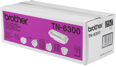 Toner Brother TN-6300 Svart