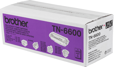 Toner Brother TN-6600 Svart