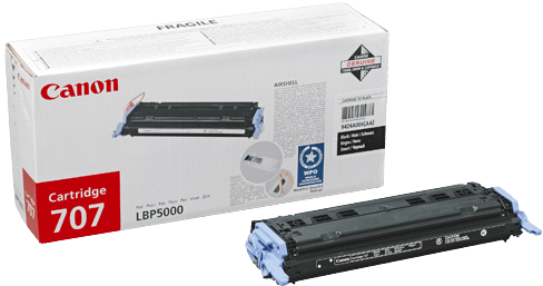 Toner Canon 707 Svart