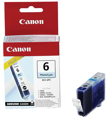 Bläckpatron Canon BCI-6PC Cyan Foto
