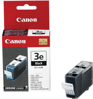 Bläckpatron Canon BCI-3EBK Svart