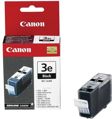 Bläckpatron Canon BCI-3EBK Svart