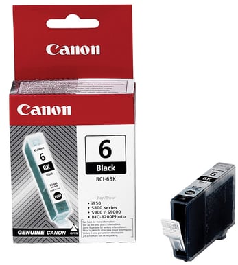 Bläckpatron Canon BCI-6BK Svart