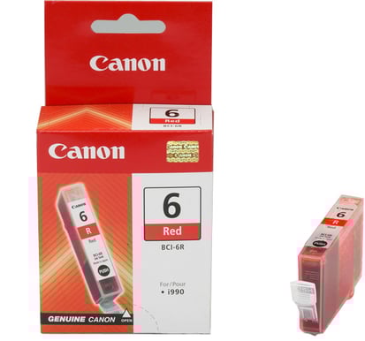 Bläckpatron Canon BCI-6R Röd
