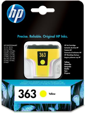 Bläckpatron HP 363 Gul