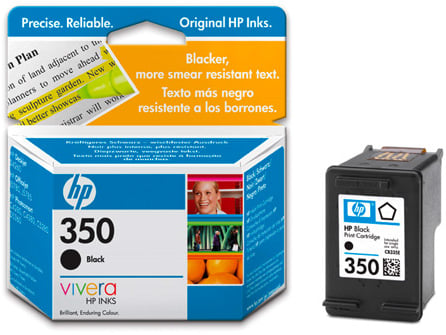 Bläckpatron HP Nr 350 Svart