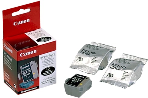Bläckpatron Canon BCI-10BK Svart 3-pack