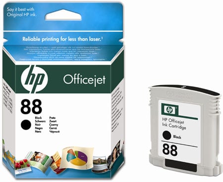 Bläckpatron HP 88 Svart
