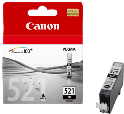 Bläckpatron Canon CLI-521 Svart