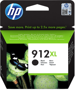 Bläckpatron HP 912XL Svart