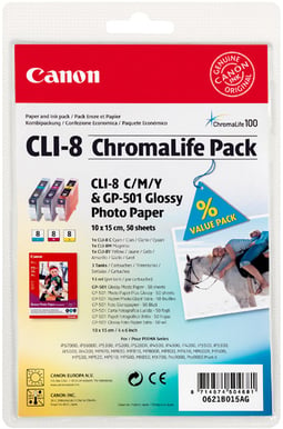 Bläckpatron Canon CLI-8 Valuepack