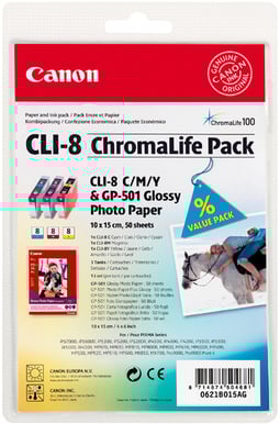 Bläckpatron Canon CLI-8 Valuepack