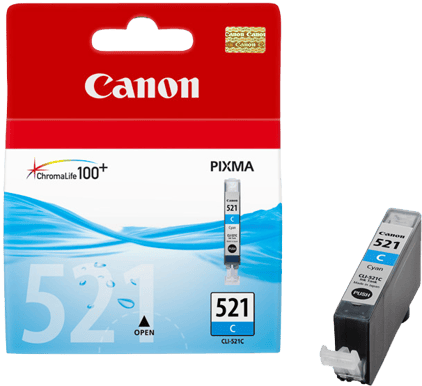 Bläckpatron Canon CLI-521 Cyan