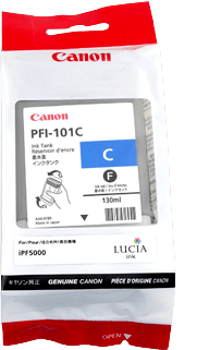 Bläckpatron Canon PFI-101C Cyan