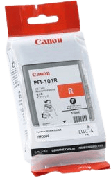Bläckpatron Canon PFI-101R Röd