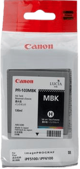 Bläckpatron Canon PFI-103MBK Matt Svart
