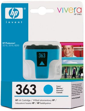 Bläckpatron HP Nr 363 Cyan