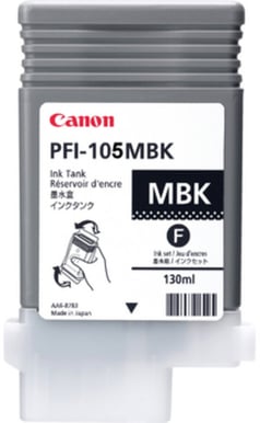 Bläckpatron Canon PFI-105MBK Matt Svart