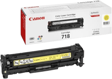 Toner Canon 718Y Gul