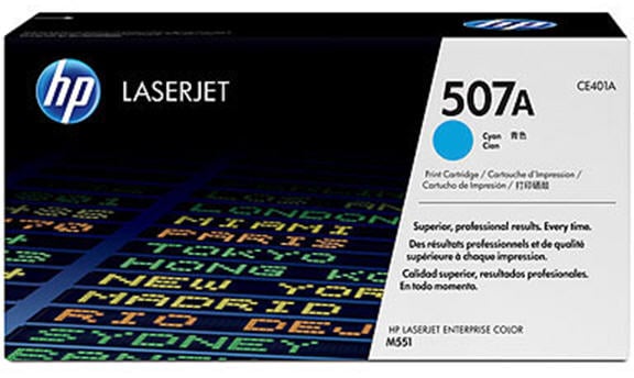 Toner HP 507A Cyan
