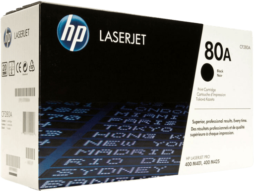 Toner HP 80A Svart