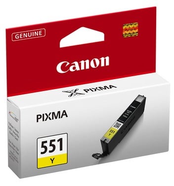 Bläckpatron Canon CLI-551 Y Gul