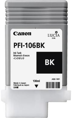 Bläckpatron Canon PFI-106BK Svart