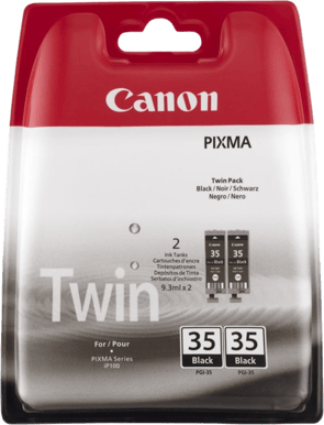 Bläckpatron Canon PGI-35 Svart 2-P
