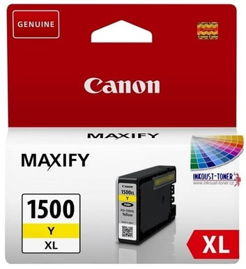Bläckpatron Canon PGI-1500 XL Gul
