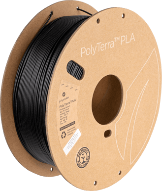 Polymaker PolyTerra PLA 1.75mm - 1 kg - Svart