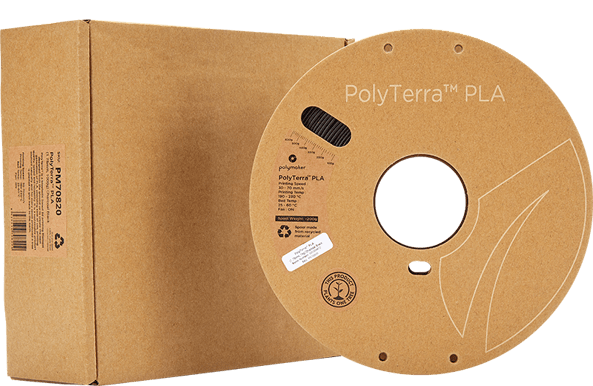 Polymaker PolyTerra PLA 1.75mm - 1 kg - Svart