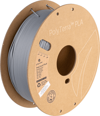 Polymaker PolyTerra PLA 1.75mm - 1 kg - Grå
