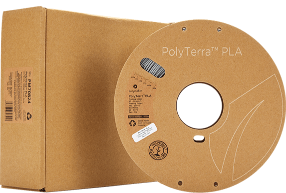 Polymaker PolyTerra PLA 1.75mm - 1 kg - Grå